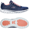 Skechers Go Walk Sport Damen Golfschuhe,  Navy / Pink / Weiß