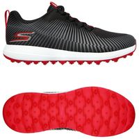 Skechers Max Bolt Herren Golfschuhe,  Schwarz / Rot