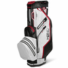 Sun Mountain 2022 H2NO LITE Waterproof Cartbag,  White / Black / Bright Red