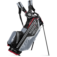Sun Mountain H2NO 14-Way Waterproof Standbag 2021,  Black / Nickel / Red