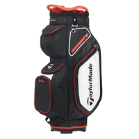 Taylor Made 2022 Pro 8.0 Cartbag,  Schwarz / Weiß / Rot