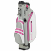 TiCad 2022 DRY Quiet Organizer 9 (QO 9) Waterproof Damen Cartbag,  Silber / Weiß / Pink