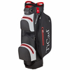 TiCad DRY FO Waterproof Cartbag,  Schwarz / Weiß / Rot