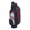 TiCad DRY Quiet Organizer 9 (QO 9) Waterproof Cartbag,  Schwarz / Weiß / Rot