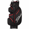 Titleist 2022 Cart 14 StaDry Waterproof Cartbag,  Schwarz / Weiß / Rot