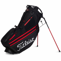 Titleist Hybrid 14 Standbag,  Schwarz / Rot / Weiß