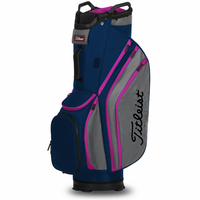 Titleist Lightweight 14 Damen Cartbag,  Navy / Grau / Pink