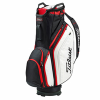Titleist Lightweight Cartbag,  Schwarz / Weiß / Rot