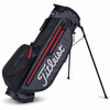 Titleist Players 4+ StaDry Waterproof Standbag 2020,  Grau / Schwarz / Rot