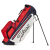 Titleist Players 4+ StaDry Waterproof Standbag,  Red / White / Navy