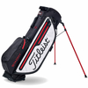 Titleist Players 4+ StaDry Waterproof Standbag,  Schwarz / Weiß / Rot