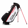 Titleist Players 4+ Standbag,  Schwarz / Weiß / Rot