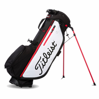 Titleist Players 4+ Standbag,  Schwarz / Weiß / Rot