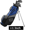 Wilson 1200 TPX Herren Golfset / Golf Komplettset,  Rechtshand,  Stahl- & Graphitschäfte,  +1 Inch