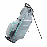 Wilson Prostaff Damen Standbag,  Silbergrau / Türkis