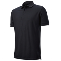 Wilson Staff 2021 Authentic Herren Golf Polo,  Schwarz