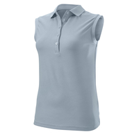 Wilson Staff Authentic Damen Kurzarm Golf Polo,  Grau