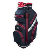 Wilson Staff EXO Dry Waterproof Cartbag,  Navy / Rot / Weiß