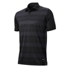 Wilson Staff Jacquard Signature Herren Golf Polo,  Schwarz