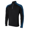 Wilson Staff Performance Thermal Tech Herren Pullover,  Schwarz / Blau