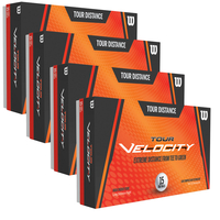Wilson Tour Velocity Distance Golfbälle,  Vorteilspack,  60 Stück