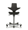Capisco Puls 8020 schwarz Stoff: Nexus schwarz Sitzflächenmatte
