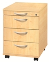 Container Solid AC30 Rollcontainer mit drei Schüben verschließbar
