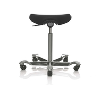 Hag Capisco Puls schwarz 8002 Nexus schwarz Sitzflächenmatte