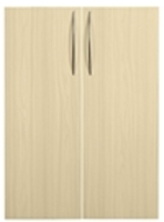 Hammerbacher 2x Schrank Türen Schranksystem Basic 3OH Ahorn