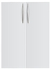 Hammerbacher 2x Schrank Türen Schranksystem Basic 3OH Grau