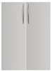 Hammerbacher 2x Schrank Türen Schranksystem Basic 3OH Silber