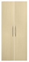 Hammerbacher 2x Schrank Türen Schranksystem Basic 5OH Ahorn