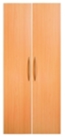 Hammerbacher 2x Schrank Türen Schranksystem Basic 5OH Buche
