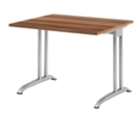 Hammerbacher BS08 Schreibtisch B-Serie Zwetschge 80x80 cm