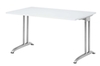 Hammerbacher BS12 Schreibtisch B-Serie Weiß 120 x 80 cm
