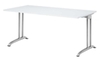 Hammerbacher BS16 Schreibtisch B-Serie Weiß 160 x 80 cm