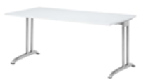 Hammerbacher BS16 Schreibtisch B-Serie Weiß 160 x 80 cm