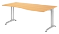 Hammerbacher BS18 Schreibtisch B-Serie Buche 180 x 100 cm