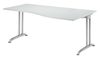 Hammerbacher BS18 Schreibtisch B-Serie Grau 180 x 100 cm