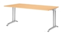 Hammerbacher BS19 Schreibtisch B-Serie Buche 180 x 80 cm
