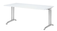 Hammerbacher BS19 Schreibtisch B-Serie Weiß 180 x 80 cm