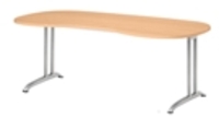 Hammerbacher BS20 Schreibtisch B-Serie Buche 200 x 100 cm