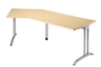 Hammerbacher BS21 Schreibtisch B-Serie Ahorn 210 x 113 cm