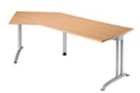 Hammerbacher BS21 Schreibtisch B-Serie Buche 210 x 113 cm
