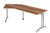 Hammerbacher BS21 Schreibtisch B-Serie Zwetschge 210x113 cm