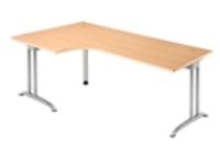 Hammerbacher BS82 Schreibtisch B-Serie Buche 200 x 120 cm