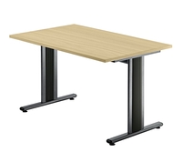 Hammerbacher TS12 Schreibtisch T-Serie Ahorn 120 x 80 cm