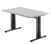 Hammerbacher TS12 Schreibtisch T-Serie Grau 120 x 80 cm