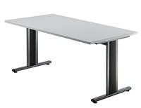 Hammerbacher TS16 Schreibtisch T-Serie Grau 160 x 80 cm