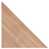 Hammerbacher Verkettungspaltte,  Anbautisch Eckwinkel 80 x 80 cm Nussbaum